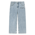 Vintage Wash Straight Leg Jeans