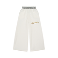 Striped Waist Wide Leg Pants